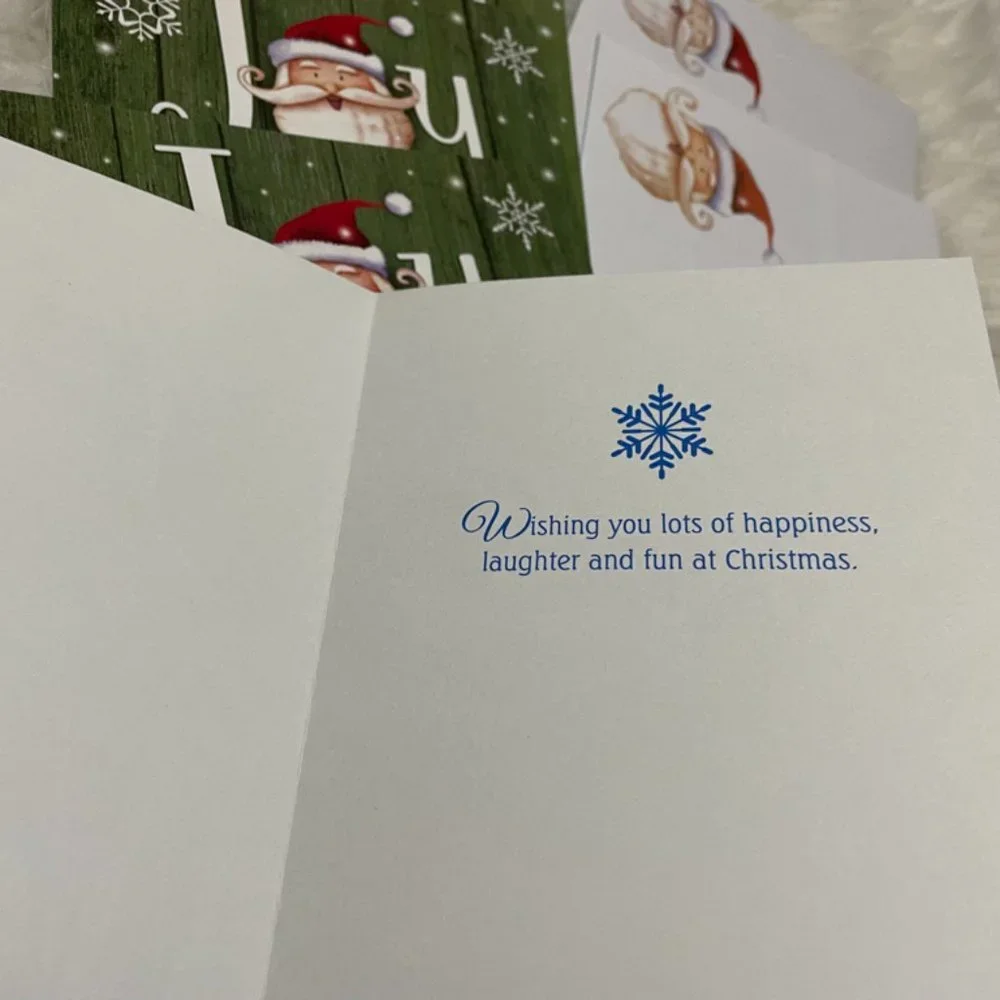 20 Holiday cards bundle (w/ designed envelopes& Matching seal & to from stickers